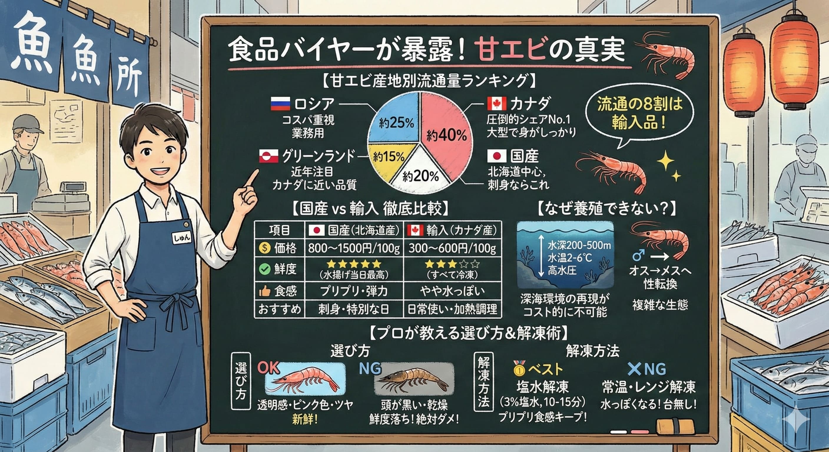 【2026年最新】甘エビのおすすめ産地ランキング！刺身は国産、自家消費はカナダ産！