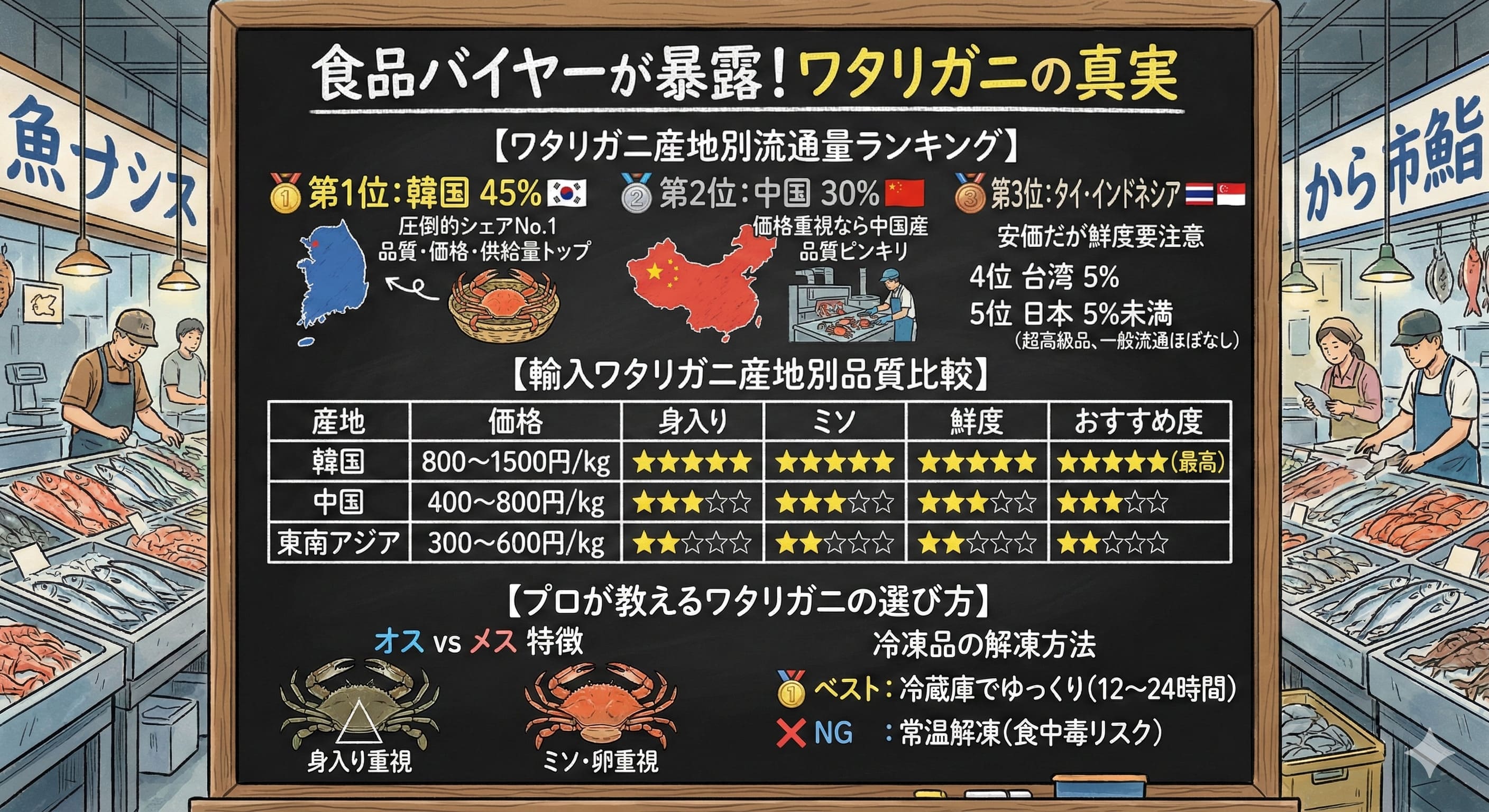 【2026年最新】ワタリガニ(切り蟹)の産地ランキング！おすすめは？肉食で共食いする！？徹底解説！