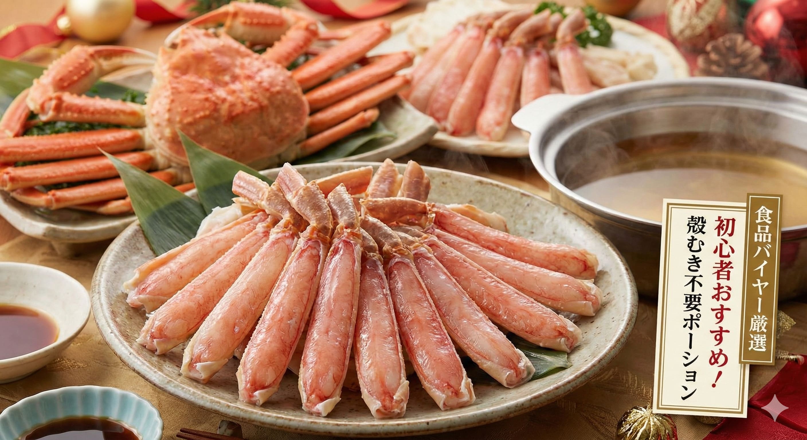 【2026最新】カニの選び方完全ガイド！初心者はポーション(むき身)を選べ！