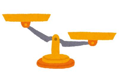 天秤のイラスト