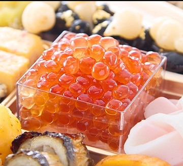 匠本舗の道楽監修おせち うけもちに入るいくら
